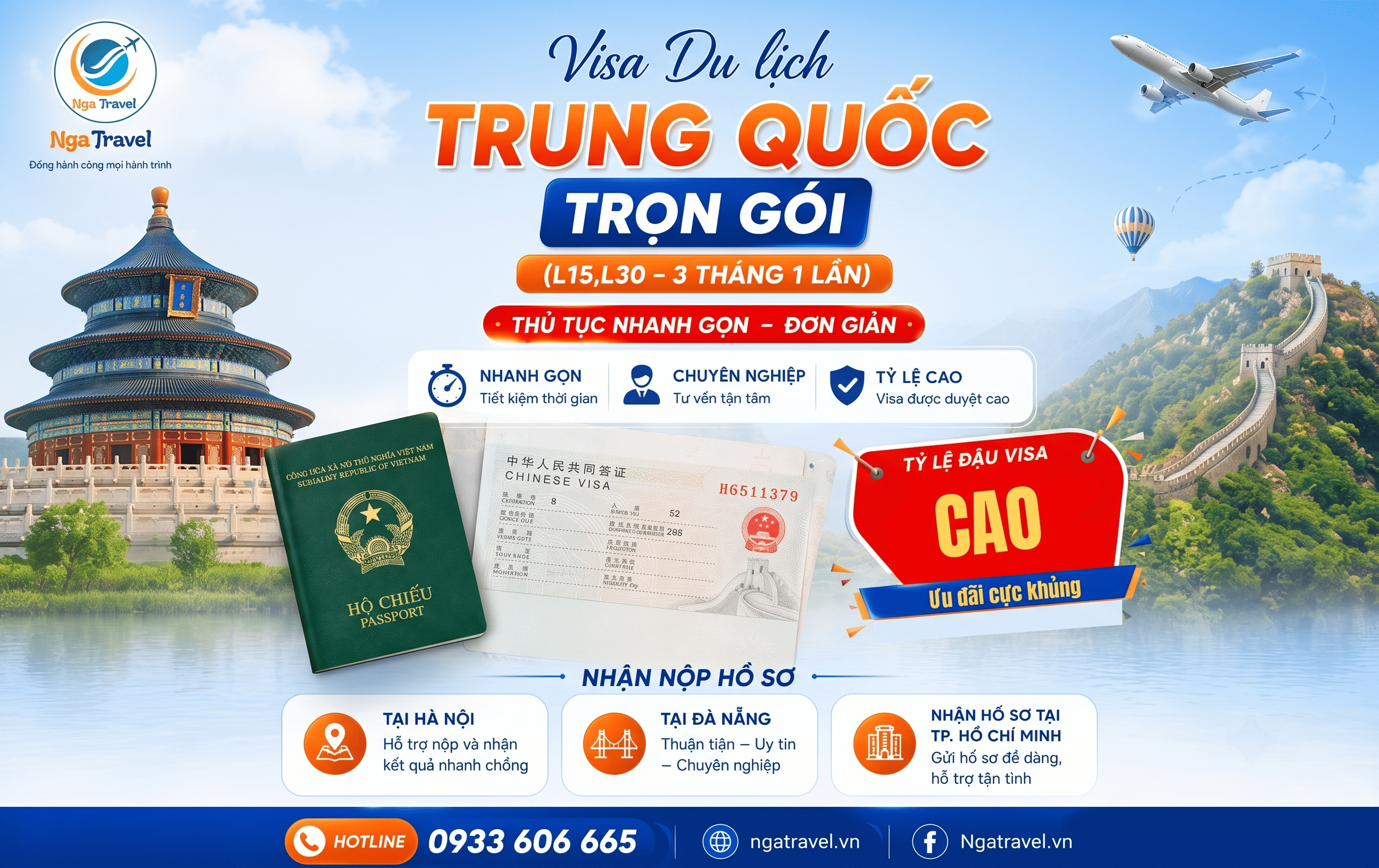 Visa Du lịch Trung Quốc