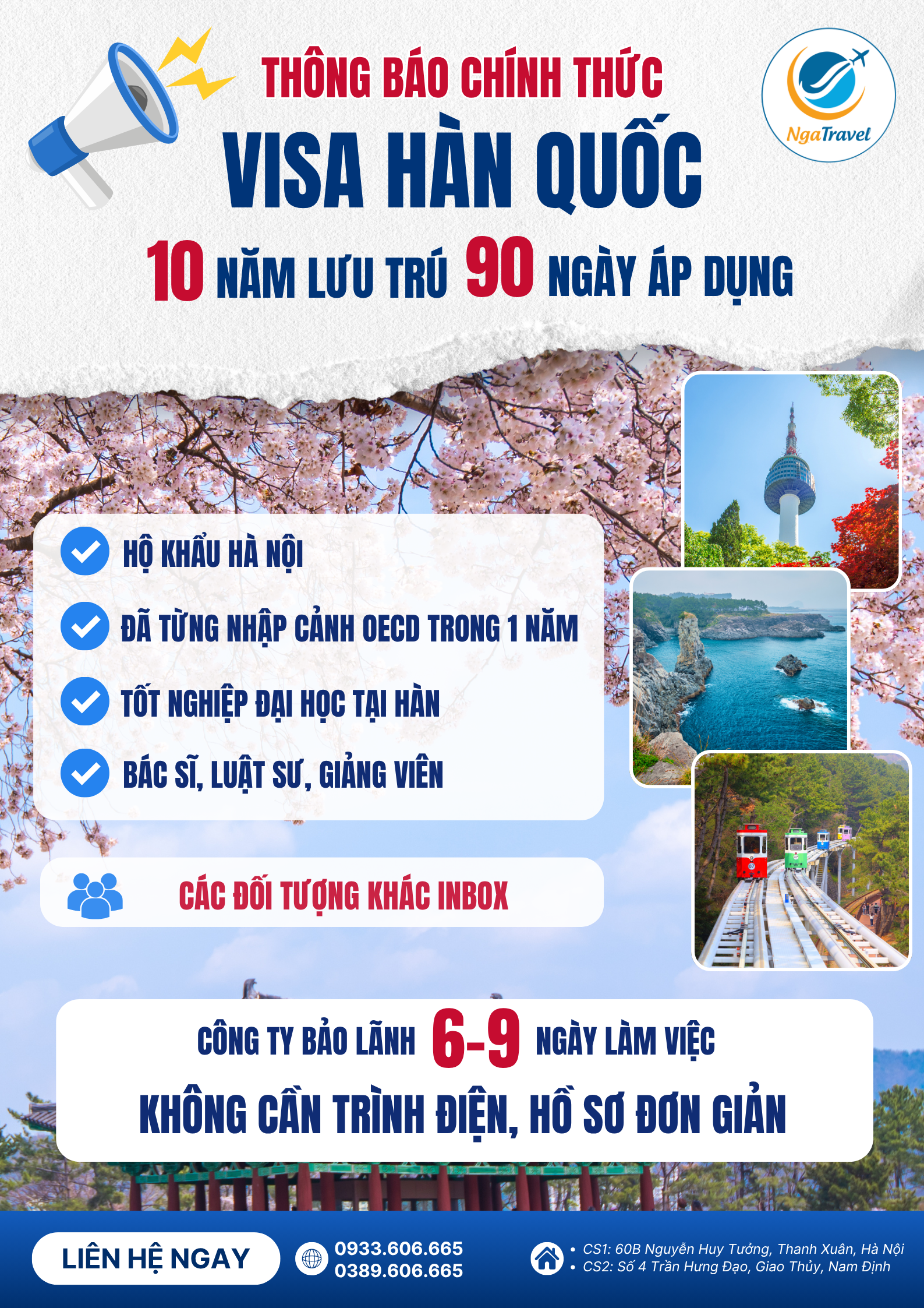 Visa Hàn Quốc 10 năm - Lưu trú 90 ngày - Ảnh 2